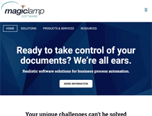 Tablet Screenshot of magiclampsoftware.net